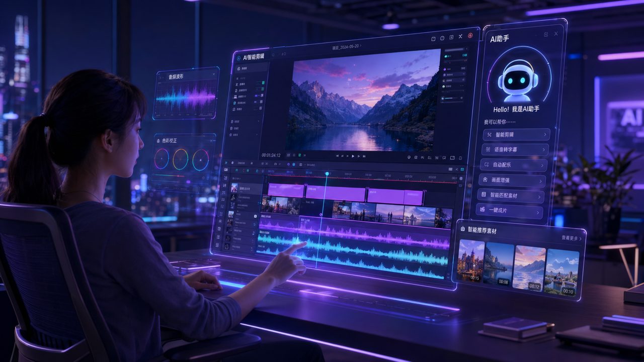 AI 智能剪辑教程演示视频